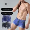 アンダーパンツsfit man denim下着プリントボクサーセクシーな男性ジーンズショート通気性カウボーイ快適なパンティーカルゾンシロhombre