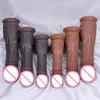 Realistische zachte grote eikel zwarte dildo siliconen zuignap lul gay vaginale masturbators vlees penis anale plug seks speelgoed voor vrouwen