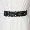 Belts 1Pc Creative Ladies Fashion Small Flower Rhinestone Thin Elastic Waist Seal Summer Sweet Dress Accessories Girls Gift