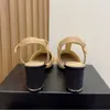 Womens 2023 Summer Fashion Leather T Strap Mule Sandal Elegant Shoes High Mid Block Low Heel Round Closed Toe Ankle Strap
