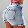 Shorts pour femmes Shorts en jean pour femmes Summer Lady Vêtements Taille haute Jeans Shorts Fringe Frayed Ripped Casual Shorts Denim Shorts 5XL 230515