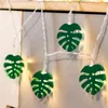 Strings Monstera String Lamp Lighting Ornament Landscape Light Decorating Accessoire