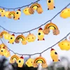 Cordes LED Guirlande Guirlande Fusée Astronaute Guirlande Lumineuse Enfants Chambre Décor Lumières De Noël Pour La Fête De Mariage Décoration Extérieure