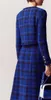 女性デザイナーブランドジャケットファッション秋の冬チェーンツイードコートレジャー春のカメリアパターンコートオーバーコートカーディガンマザーデイギフトKXP8