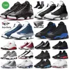 여성용 13s 남성용 농구화 13 Black Flint Wheat Wolf Gray Playoffs Purple French Brave University Blue Bred Hyper Royal Mens Womens Trainers 스포츠 스니커즈