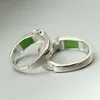 Cluster Rings Natural And Tianyu Fashion Men's Women's Jade Ring Couples With Certificate