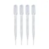 50pcs Graduated Pipettes Dropper Plastic Disposable Essential Oils Makeup Tools Transfer Pasteur Clear For Lab