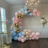 Autres Fournitures De Fête D'événement Décorations De Douche De Bébé Macaron Blanc Rose Bleu Or Ballon Arch Kit Mariage Anniversaire Garçon Ou Fille Sexe Révéler Ballon De Fête 230515