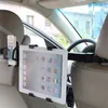 Oreiller arrière pour tablette de voiture Support à double usage Support d'appui-tête pour téléphone/tablette Rotation à 360 degrés