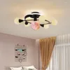 Luzes de teto lustre minimalista moderno nórdico Golden Retro Longo Longo de Filos Prandados de Filial Creative Lâmpada Criativa Decorativa