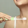 10 st på språng tandborstar fällbara orala rengöringsborstar vikning