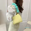 Sacs de soirée printemps été niche personnalité sac à main qualité jaune en cuir Pu sac à bandoulière forme géométrique épaule femme