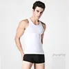 Topy zbiornikowe męskie 3PCS 100% bawełniany rękawów górna kamizelka mięśni stałe Undershirts Oneck TEES -TES WHORL 230515