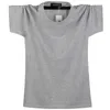 Men's T Shirts Summer 2023 Shirt Men Solid Color Loose Short Sleeve Top Tees Big Male O-Neck Collar Plus Size 5XL 6XL Casual T-Shirts