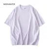 Женская футболка Moinwater Women Chhaki Solid T Рубашки Женские 100% хлопковые футболки для футболки с коротким рукавом для летних MT21025 230515