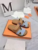 Nya designerskor sandal tofflor glider högkvalitativa sommar Second Uncle Shoes Pars Casual Tofflor Tjock sula Muffin med Slip on Shoes för män och kvinnor 35-45