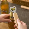 Portable Quick Wooden Handle Bottle Drink Beer Cap Lid Opener Bar Tool Woodens Handles Bottles Openers