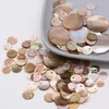 Charms Natural Mother Of Pearl Shell Pendant Pteria Penguin Round Small For Jewelry Making DIY Necklace Earrings Accessory