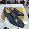 Orijinal İnek Deri Ayakkabıları İş Rahat İngiliz Erkek Dikiş Derbisi Parlak Resmi Oxford El Yapımı Siyah Büyük Boyut Patchwork