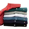 Polos pour hommes Été haute qualité hommes polos affaires décontracté à manches courtes hommes chemises revers confortable polo mâle haut t-shirt 811 230515