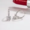 Stud -oorbellen Diwenfu 925 Sterling Silver Diamond Earring voor vrouwen Fine Jewelry Aros Mujer Oreja Garnet Girls