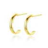 Designer C Letter Plating 18K Gold Stud Earrings Women Fashion Luxury Brand S925 Sterling Silverörhängen Charm Kvinnliga retroörhängen Bröllopsfest High-end smycken