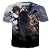 Herr t-skjortor 2023 män/kvinnor sommar mode 3d anime solo nivellering tryckt t-shirt casual harajuku streetwear toppar tees tees