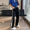 Pantalones vaqueros para hombre primavera verano negro tie-dye fino moda coreana hombres Streetwear Trendyol Jean Hombre Oversize Casual pantalones de mezclilla para hombre