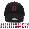 Snapbacks A-Z Lettere bicolore Berretto da baseball con ricamo nero Cotone di alta qualità Moda Uomo Donna Sport Visiere Cappellini snapback regolabili P230512