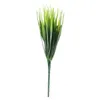 Fleurs décoratives 40 pièces plantes d'extérieur artificielles faux arbustes de verdure en plastique blé herbe fenêtre boîte véranda jardinière suspendue