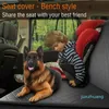 Designer-Carrier-Hunde-Autositzbezug, 100 % wasserdicht, Haustier-Hundeträger, Reisematte, Hängematte für kleine, mittelgroße und große Hunde, Auto-Rücksitz-Sicherheitspolster