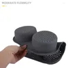 Moules de cuisson 1 Pc Silicone Hamburger Gâteau Moule 4 Cavité Antiadhésif Rond Pain Pan Gâteaux Décoration Facile À Libérer Outil Alimentaire