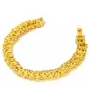 Cadeia Agteffer 24K Bracelet de ouro Flor Flor Heart Fashion Bracelet