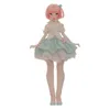 Dolls BJD 14 Kaluu com YVLU Grande peito de salto alto e pés lisos Candy Candy Color Sweet Girls Resin Toys Gift Ball Junted 230512