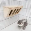 Benodigdheden Hooivoerrek voor huisdieren Houten wandmontage Vloerstaande hooibak voor kleine huisdieren Konijn Konijn Chinchilla Cavia's Hamster