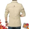 Herrjackor 2023 Autumn Winter Men Jacket Slim Fit Cool Outerwear Single Breasted Plus Size