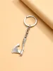 Porte-clés AX, nouvelle mode porte-clés en métal fait à la main cadeau de fête bijoux de livraison directe