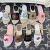 2023 New Flat Slippers 여성 편지 자수 슬리퍼 로프 바닥 외국 무역 피셔 맨 신발 높은 버전