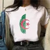 レディースTシャツアルジェリアティー女性サマーアニメデザイナー面白い服p230515