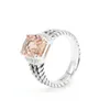 Cluster Rings Jade Angel 925 Sterling Silver Ring 10 8mm Morganite Agate Brand Juwelier Party Dames Verjaardagscadeau