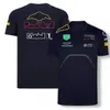 Camiseta de carreras del equipo F1 de poliéster de manga corta de secado rápido, se puede personalizar el mismo estilo242l