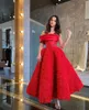 Party Dresses One Shoulder Red Layered Tulle Ball Gown Ankle Length Evening Long Prom Plus Size Women's Ever Pretty 230515