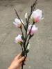 Kwiaty dekoracyjne sztuczna symulacja kwiatów magnolia jedwabny orchidea ślub bukiet impreza domowa dekoracja