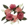 Decoratieve bloemen bruiloft centerpieces tafels bloemenkrans houder deur ringen kransen votief advent