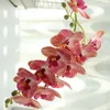 Decorative Flowers 7/11 Heads Artificial Butterfly Bunch Fake Moth Orchid Plants For Home Wedding Party Bouquet Supplies