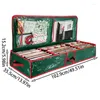 ストレージバッグは、ベッドの下に2つのポケットが付いた紙袋を包みますクリスマスオーガナイザー多目的装飾