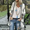 Рубашка для женских блузок Boho Printed Cardigan рубашка женская осенняя весенняя модная мода кимоно с длинным рукавом пляжные вершины Tops Ladies Blouses Plus Size 5xl 230512