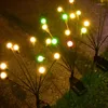Solar Firefly Lights Garden Firework Light Outdoor Waterproof Swaying For Yard Patio Pathway Decoration
