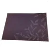 Table Mats Set Of 6 PVC Decorative Placemats For Dining Runner Linens Place Mat In Kitchen Cup Beer Pad Year