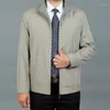 Men's Jackets Men Fashion Jacket Spring Business Stand Collar Man Autumn Casual Coat Windbreaker High Quality Blazer Solid